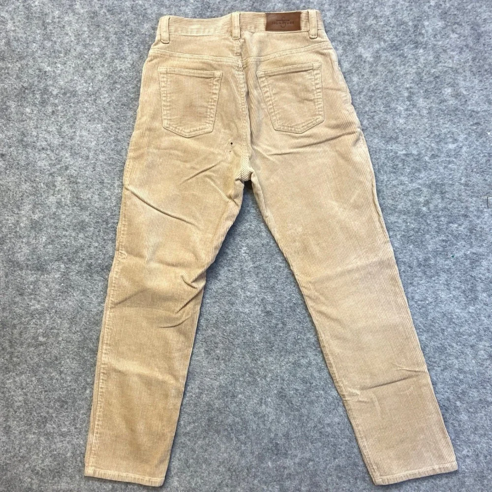 Jones New York‎ Signature Corduroy Pants Womens 2P Tan Fair Straight Leg Petite